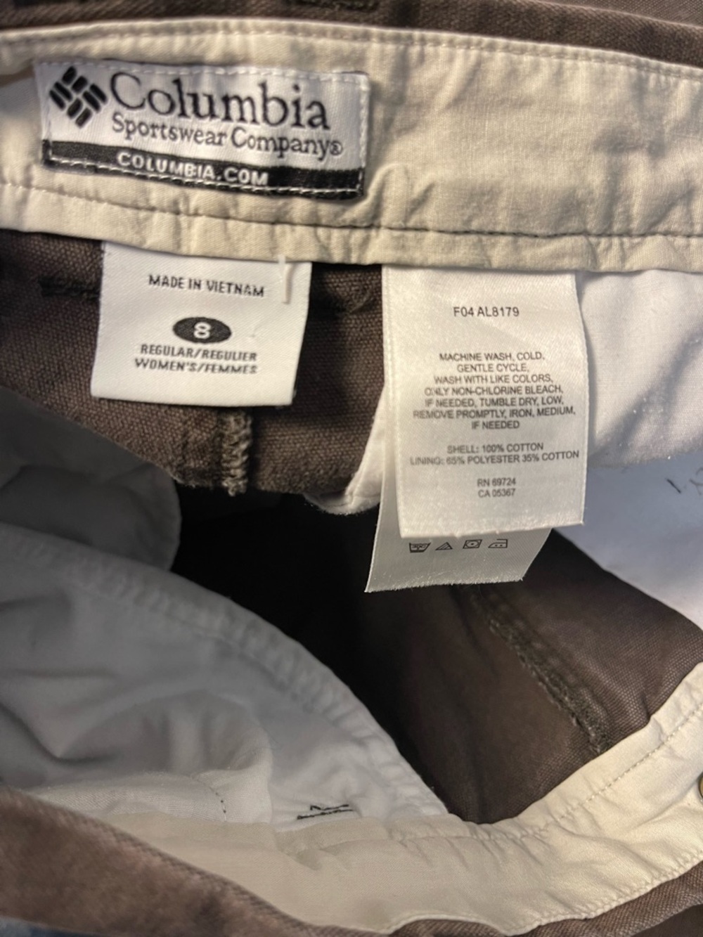 Columbia Brown Straight-Leg Chinos - Picture 5 of 6